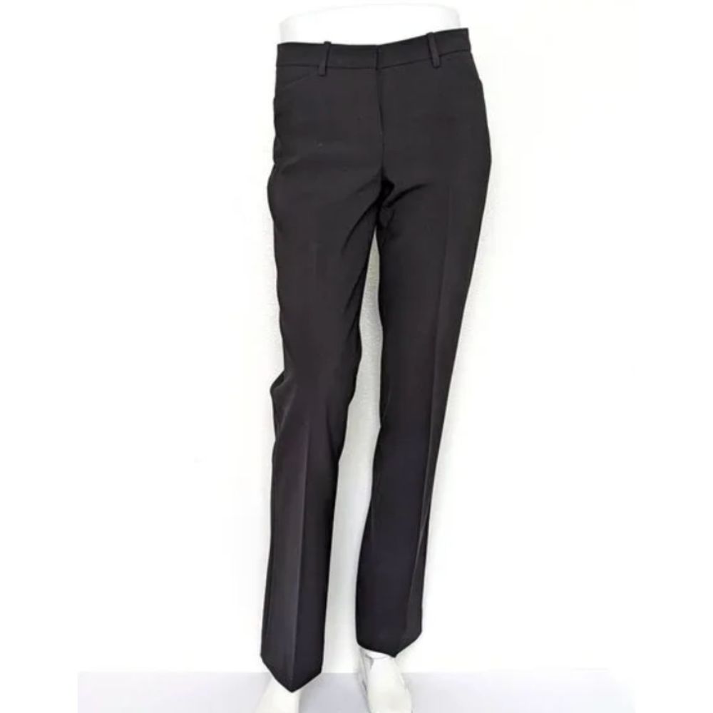 Theory Testra 2b Stretch Wool Dress Pants Black Size 2 NWOT